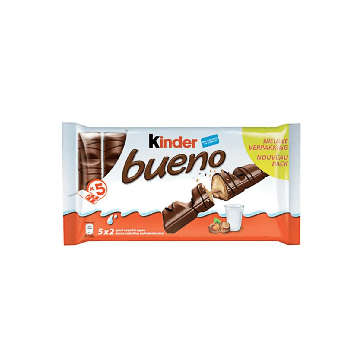 Kinder Bueno hazelnut bars multiples