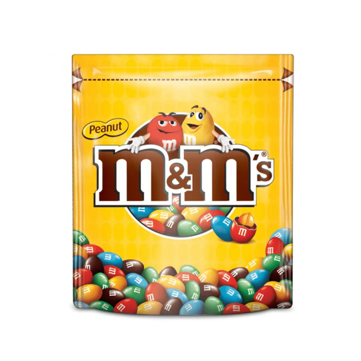 M&M peanut sharing pouches for retail